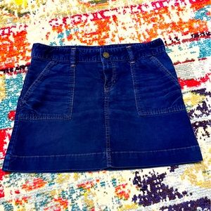 Woman’s corduroy skirt